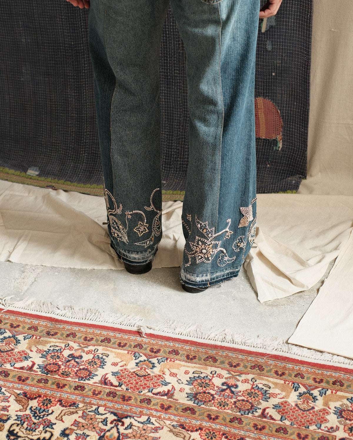 GLASSWORK DENIM TROUSER