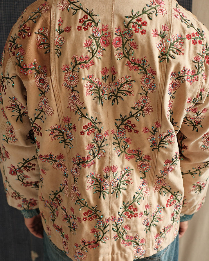 UPCYCLED CHINTZ CANVAS COAT