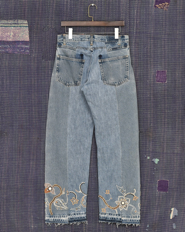 GLASSWORK DENIM TROUSER