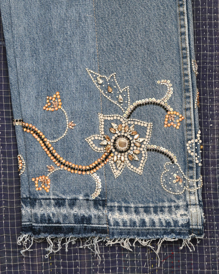 GLASSWORK DENIM TROUSER
