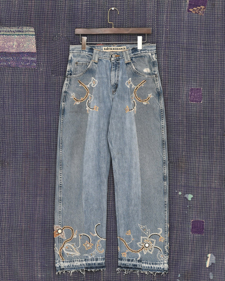 GLASSWORK DENIM TROUSER