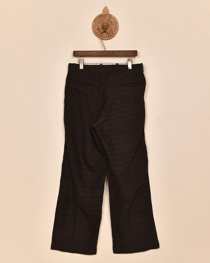 SIDE PLEATED TROUSER