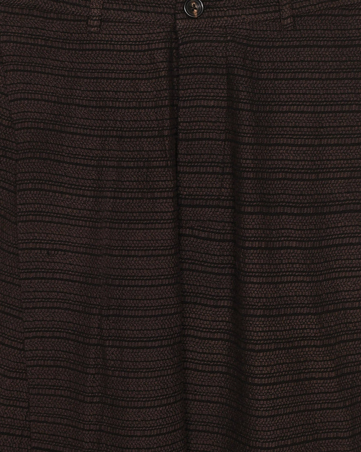 SIDE PLEATED TROUSER