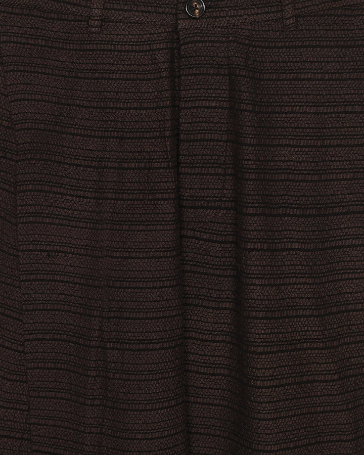 SIDE PLEATED TROUSER