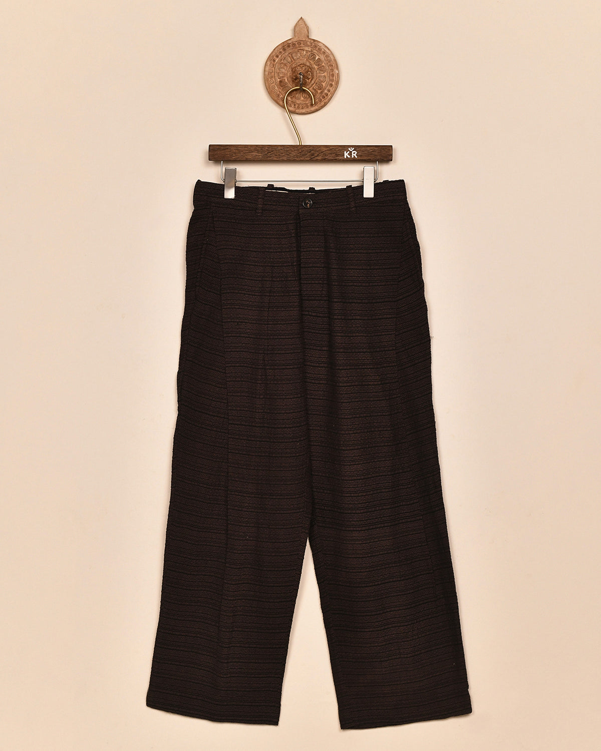 SIDE PLEATED TROUSER
