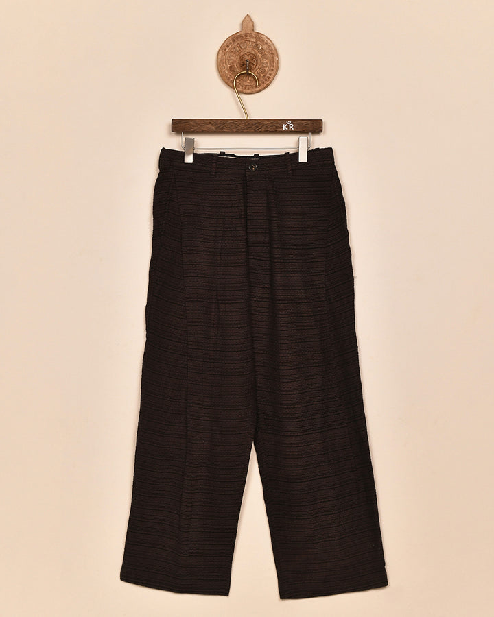 SIDE PLEATED TROUSER