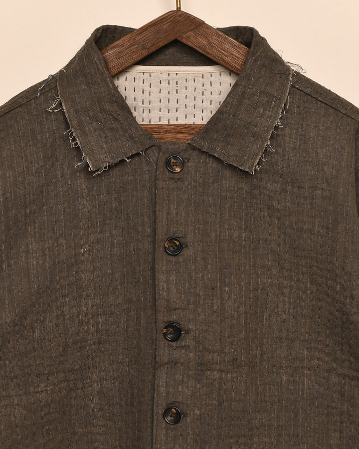 REVERSIBLE KANTHA JACKET