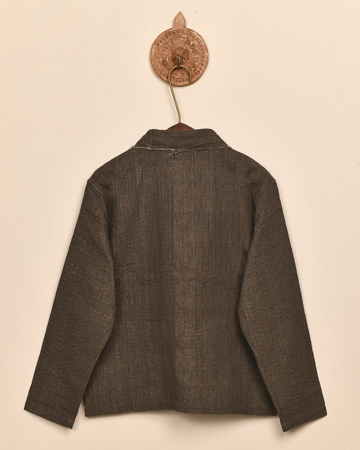 REVERSIBLE KANTHA JACKET