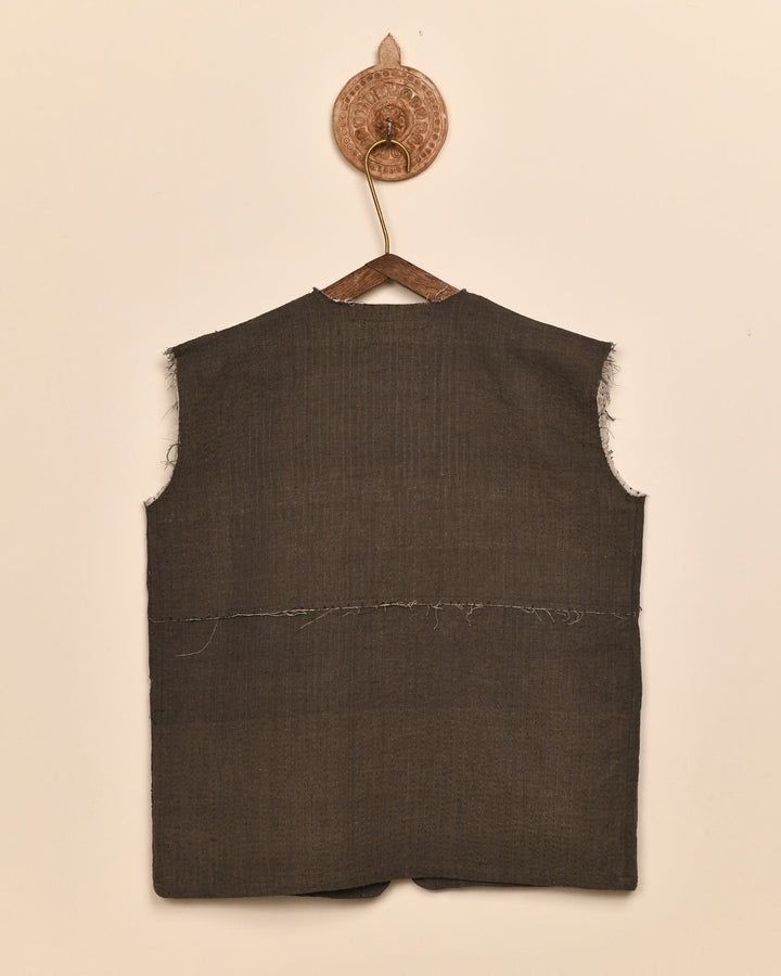 ZIP KANTHA VEST