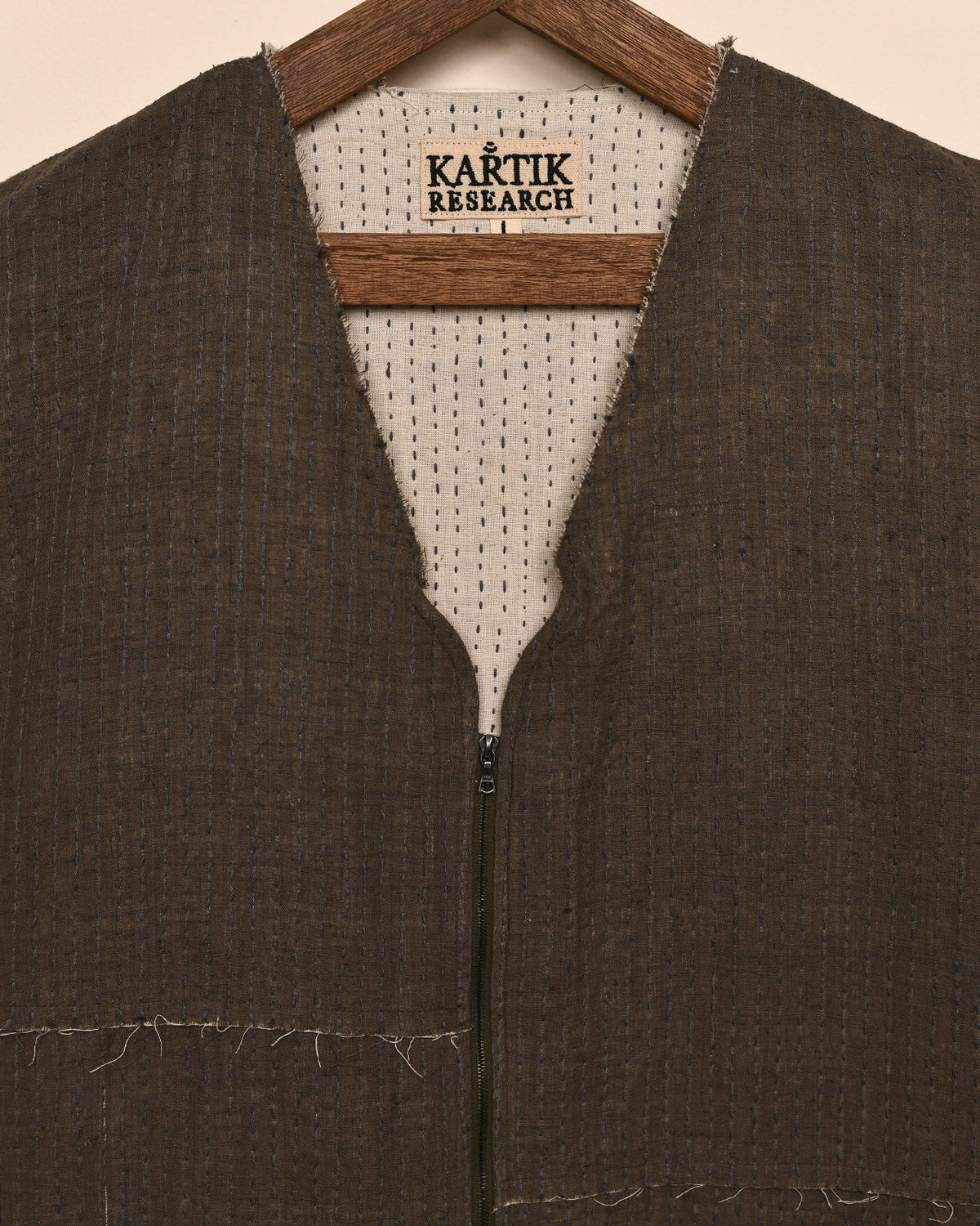 ZIP KANTHA VEST