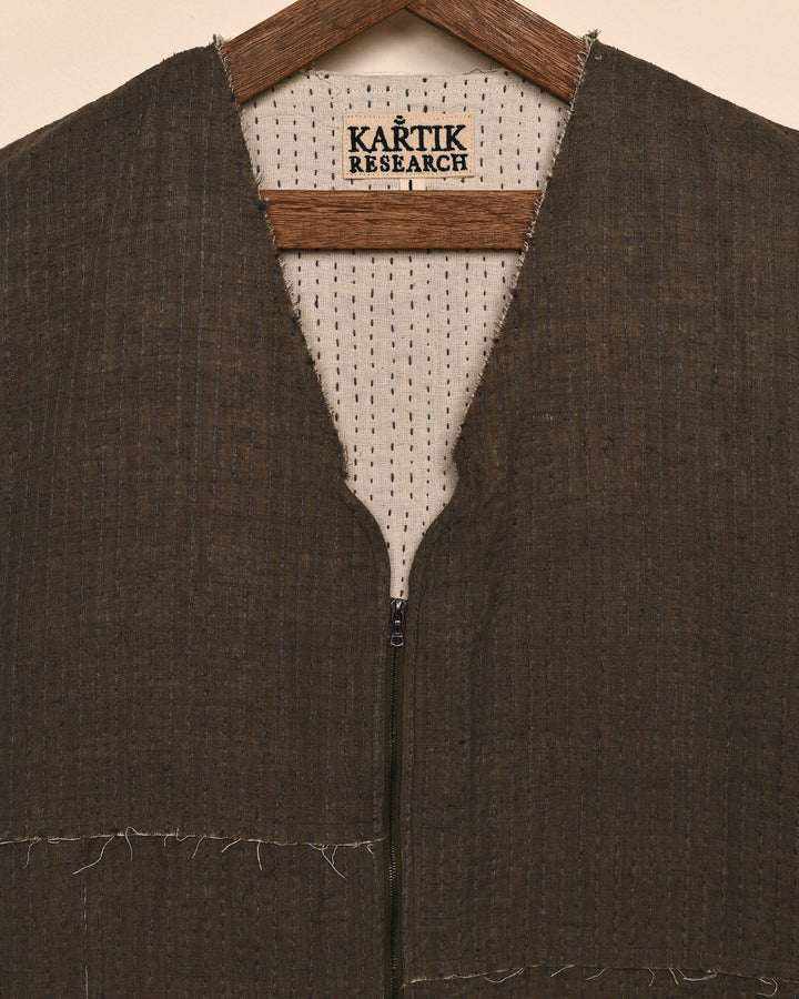 ZIP KANTHA VEST