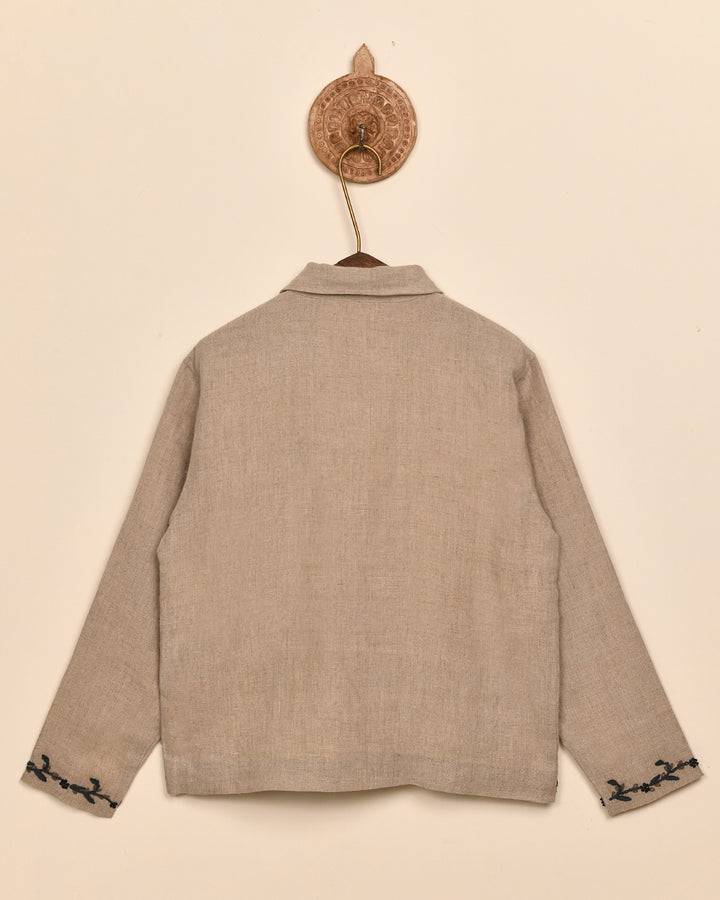 EMBROIDERED CHORE COAT
