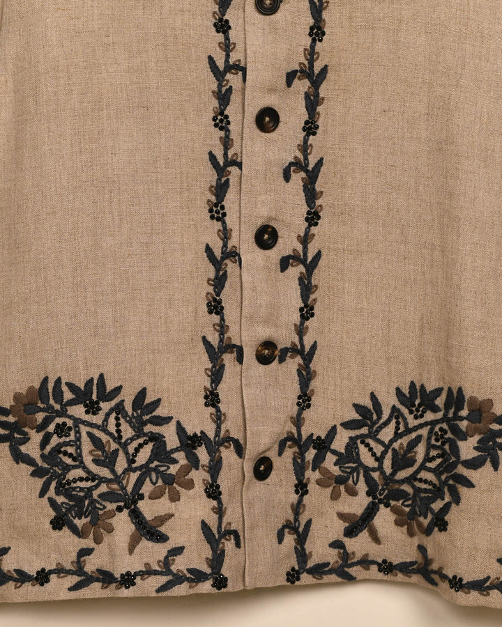 EMBROIDERED CHORE COAT