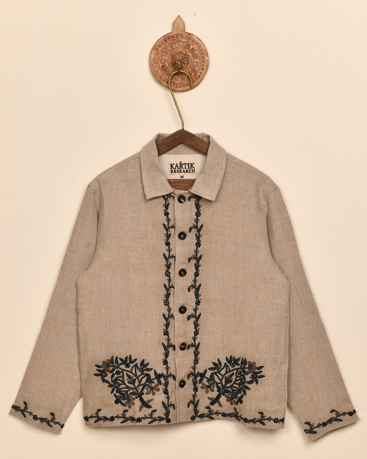 EMBROIDERED CHORE COAT