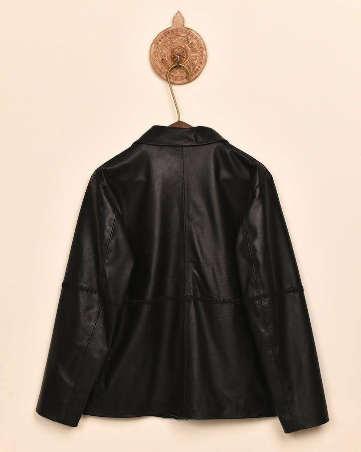 RABARI LEATHER BLAZER