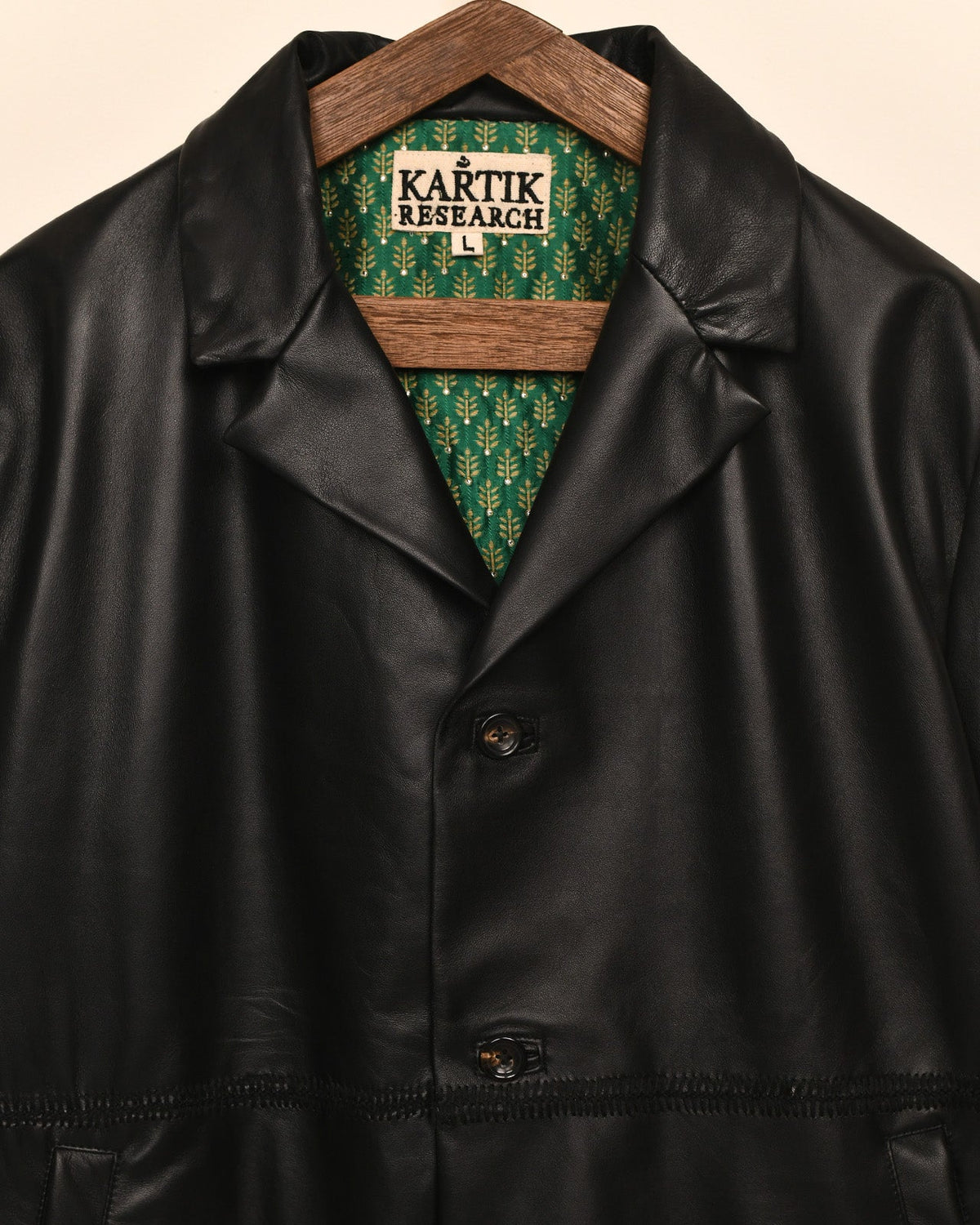 RABARI LEATHER BLAZER