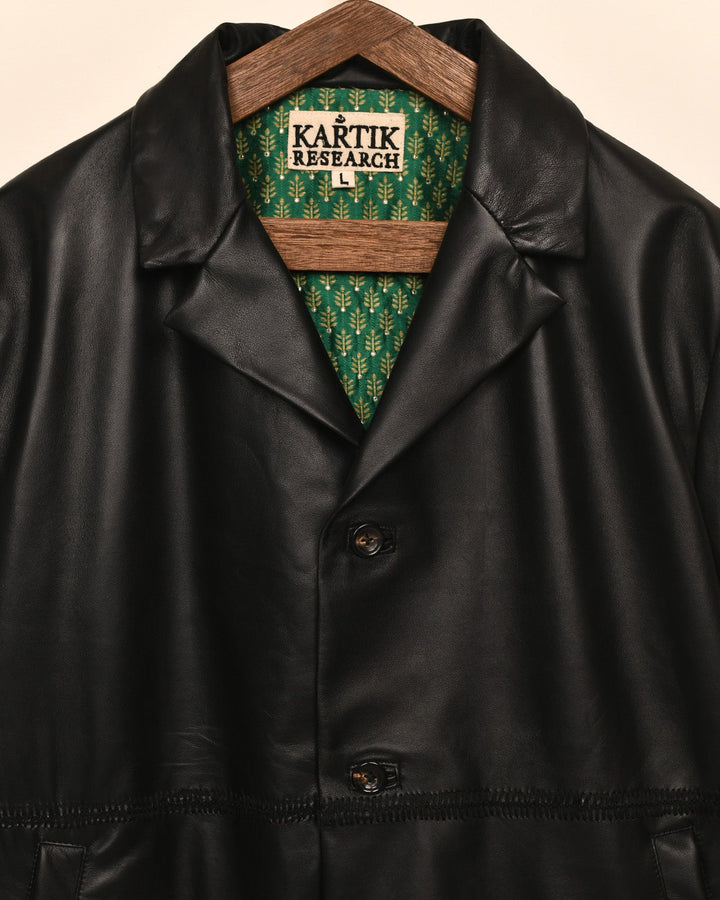 RABARI LEATHER BLAZER