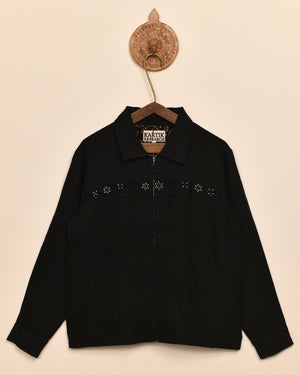 LINEN ZIP JACKET