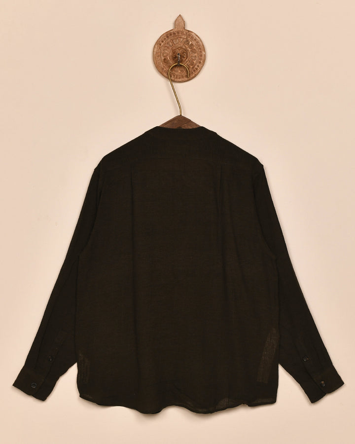 BAND COLLAR SHIRT