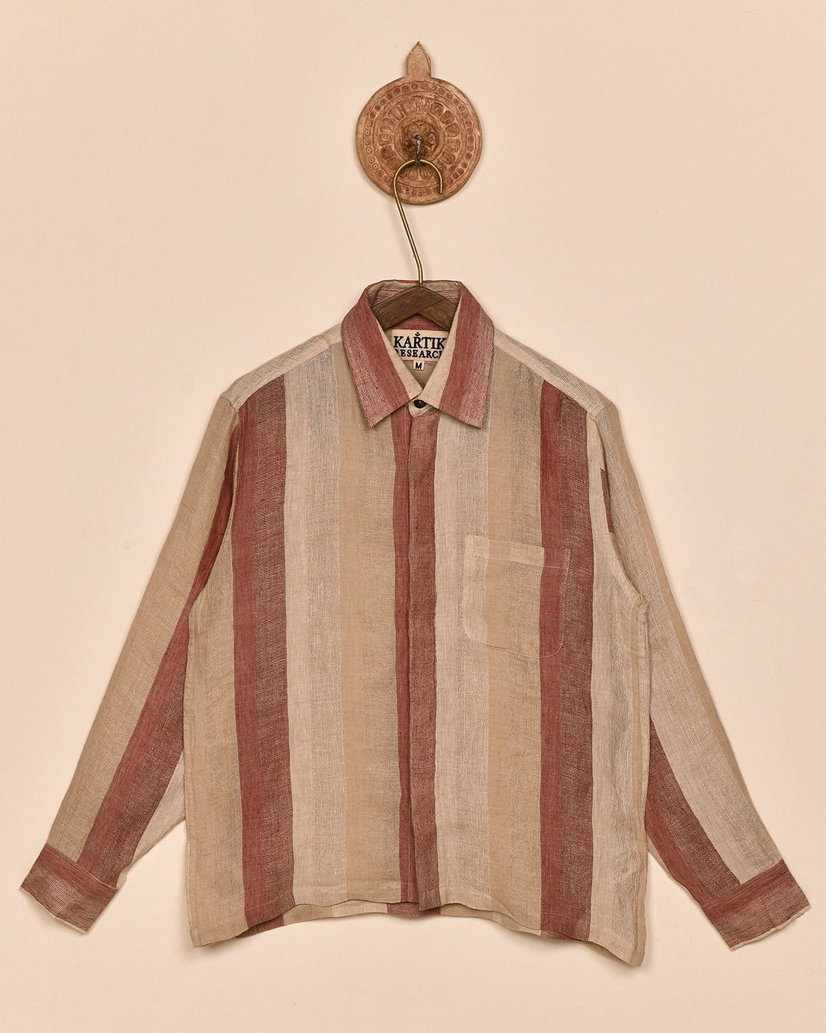 LINEN STRIPE SHIRT