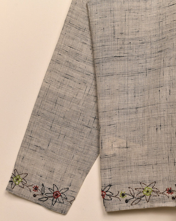 BEADED KHADI SHIRT