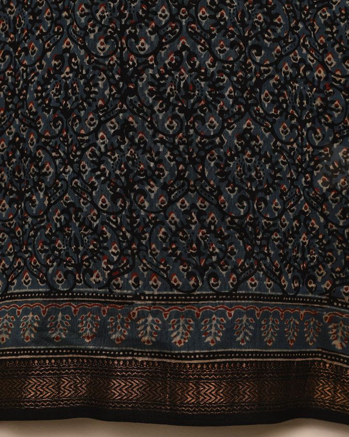 SILK BLOCK PRINT SHIRT