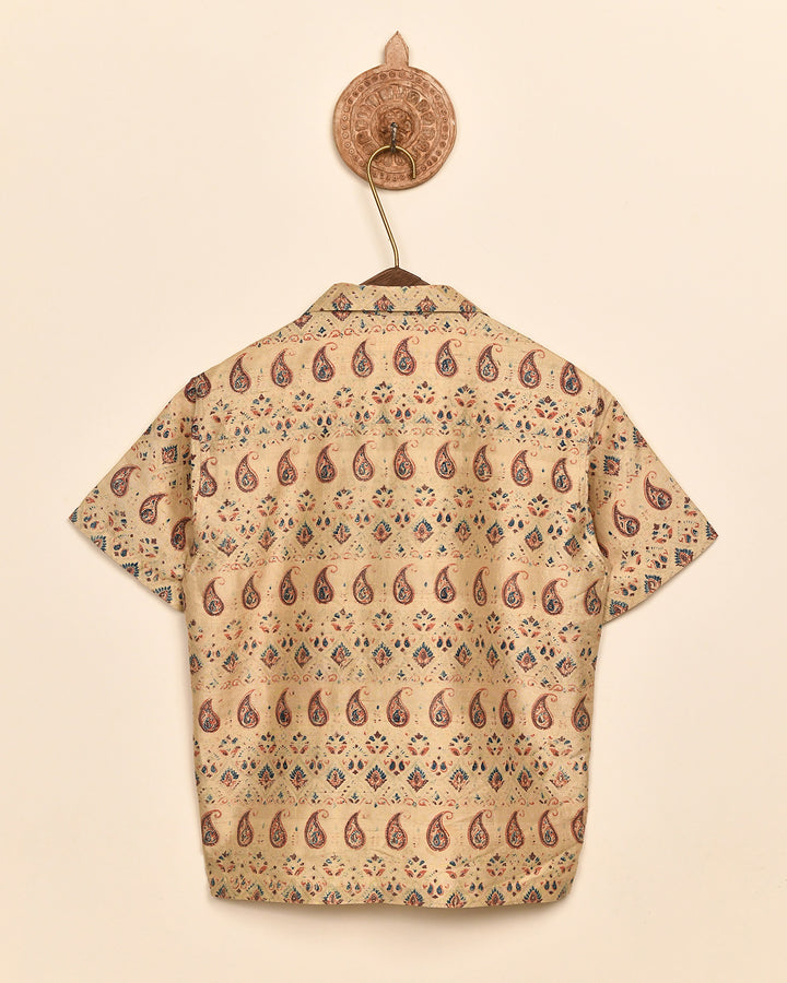 SILK PAISLEY PRINT SHIRT